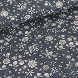 Biojersey - Fantastico Flowers nightblue